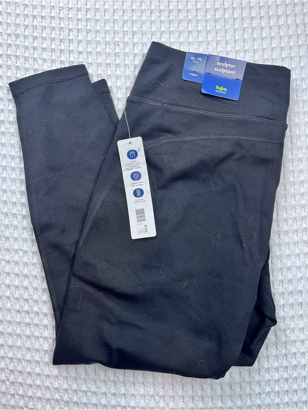 NWT Hyba Sculptor Leggings XL Black High Rise Shaping Activewear
